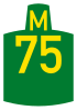 Metropolitan route M75 shield