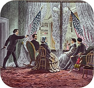 Assassination of Abraham Lincoln, author unknown (restored by Adam Cuerden)