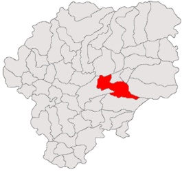 Location in Bistrița-Năsăud County