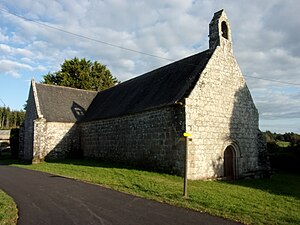 Façade nord de la chapelle Notre-Dame-de-Grâce.