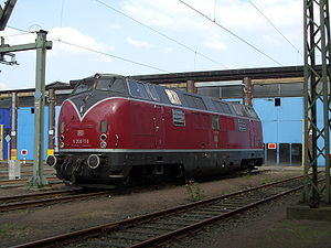 V 200 116 im Bw Köln-Deutzerfeld