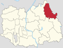Location of Longwantun Town within Shunyi District