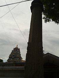 Someswara Temple,Old Madiwala,Bangalore. The temple is said to be a Chola period structure, making it one among Bangalore’s oldest. The earliest record dates to 1247 AD.[6]