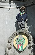 3 septembre 2011, en costume de l'Ordre des Amis du Manneken-Pis, pour leur 25e anniversaire.