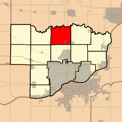 Location in Scott County