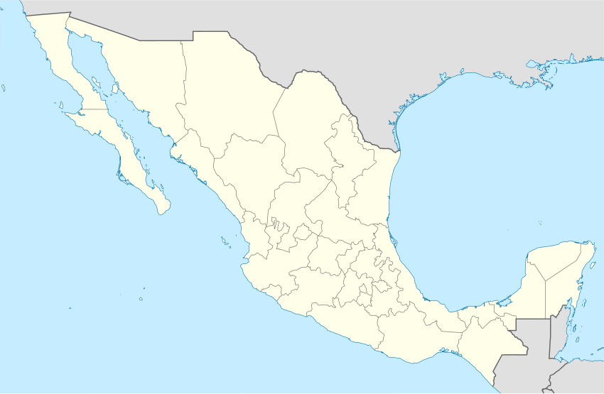 Primera División de México Apertura 2003 is located in Mexico