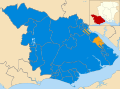 2011 results map