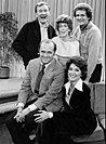 Bob Newhart and the cast of the Bob Newhart Show