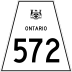Highway 572 marker