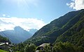 Vue du chef-lieu depuis le hameau Bioley