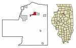 Location of Mark in Putnam County, Illinois.