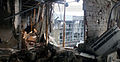 Inside of the ruined Donetsk airport (December 2014)