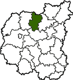 Raion location in Chernihiv Oblast