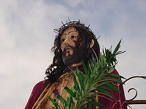 The statue of Ecce Homo, revered in Brazil as the Good Jesus