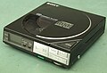 Image 38The portable Discman CD player, which was released in 1984 and precipitated the displacement of LPs (from Album era)