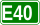 European route E40