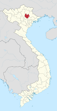 Thái Nguyên'in Vietnam'daki konumu