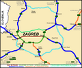 Current PNG map of planned Zagreb bypass (not accurate)