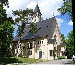 Johannes church in Schlachtensee