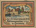 Titelblatt einer noch 1920 in Flensburg herausgegebenen Broschüre.