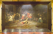 Painting of dying gladiators
