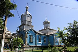 A monument located in Vashkivtsi, Ukraine