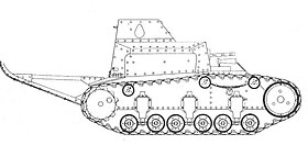 Чертёж танкетки Т-17