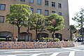 みなと大通り及び横浜文化体育館周辺道路の再整備に向けた社会実験（「みっけるみなぶん」）スターバックス前