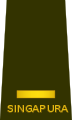 Second lieutenant (Singapore Army)[35]