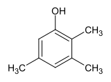 Strukturformel von 2,3,5-Trimethylphenol