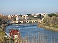 Vista del puente Milvio y el Tíber