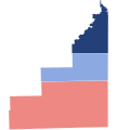 2018 Congressional election in Illinois' 2nd district by county
