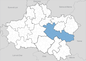 Localisation de Communauté de communesCanaux et Forêts en Gâtinais