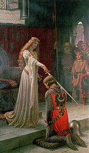 The Accolade, at and by Edmund Leighton