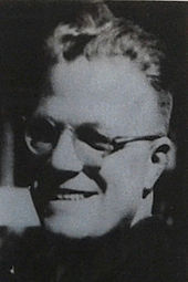 A smiling, bespectacled Alfred Delp