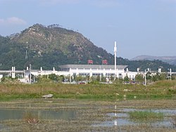 平陽駅の遠景