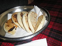 Arepa de trigo.