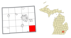 Location within Washtenaw County