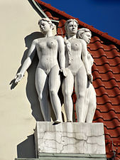 Detail of statues