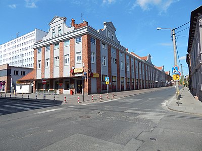 View from street crossing