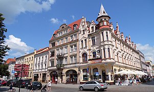 Historic townhouses at the Market Square