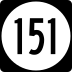 CR 151 marker