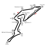 Nürburgring (Alemanha) - 1984, 1995-1996, 1999-2007