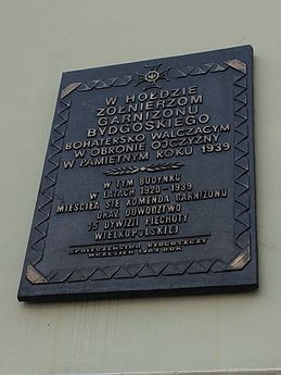 Plaque on the house
