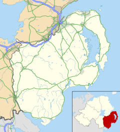 Comber is located in County Down