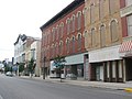 Centre-ville de Fostoria, ville en partie sur le Comté de Wood.