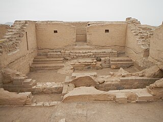 Edificio de Taurichumpi en el santuario arqueológico Pachacamac