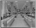 Interior of the New York Gimbels flagship store, 1950, following remodeling by designer Raymond Loewy