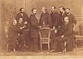 Image 54Members of the provisional government after the 1868 Glorious Revolution, by Jean Laurent. (from History of Spain)
