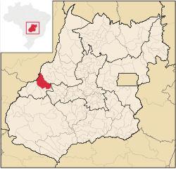 Location in Goiás state